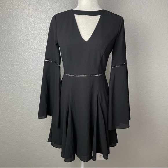 Ali & Jay Bell Sleeve Choker Neck Mini Dress - Picture 7 of 16